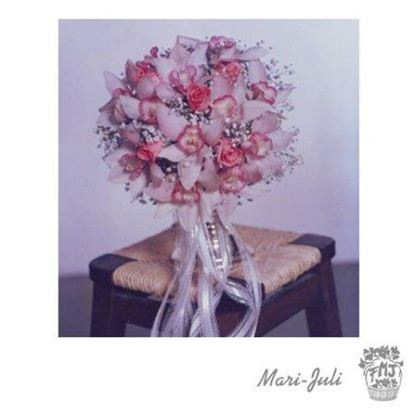  Ref.FMJ0064.Ramo de Novia Bouquet en tonos rosas y rosados .