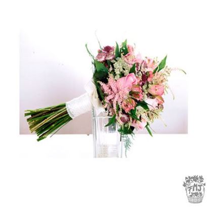  Ref.FMJ0109.Ramo de Novia Bouquet en tonos rosas y rosados .