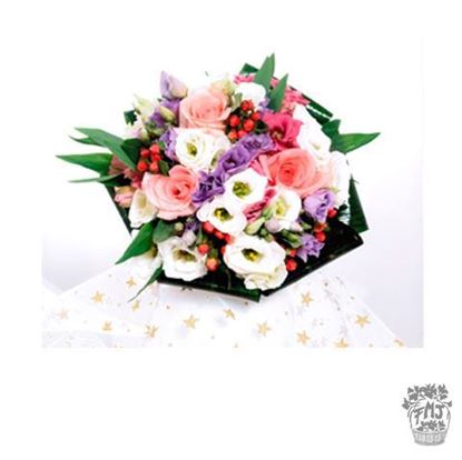  Ref.FMJ0116.Ramo de Novia Bouquet en tonos rosas y rosados .