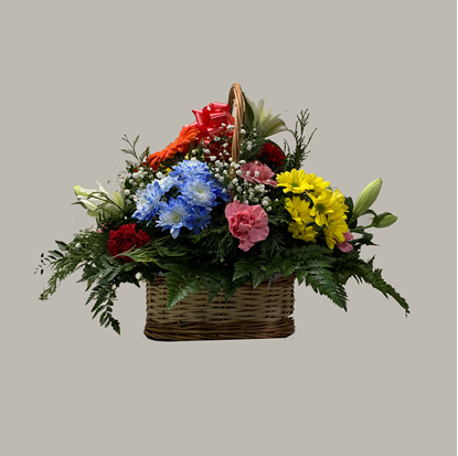 Ref.202107 Cesta de Flores