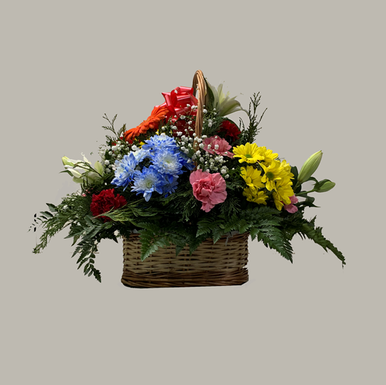 Imagen de Ref.202107 Cesta de Flores